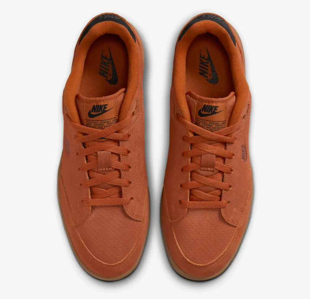 Alternative view of Giày Nike Grandstand 2 Suede ‘Dark Russet’ AA2195-200