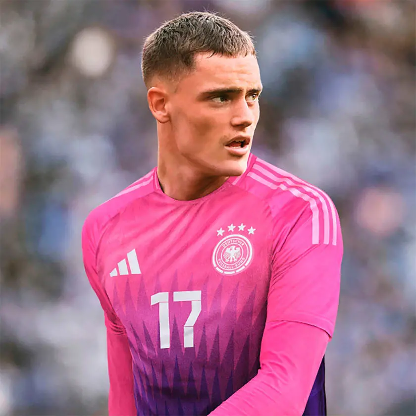 Áo Adidas Germany 2024 Away Jersey ‘Pink’ IP8166 - Ảnh 3