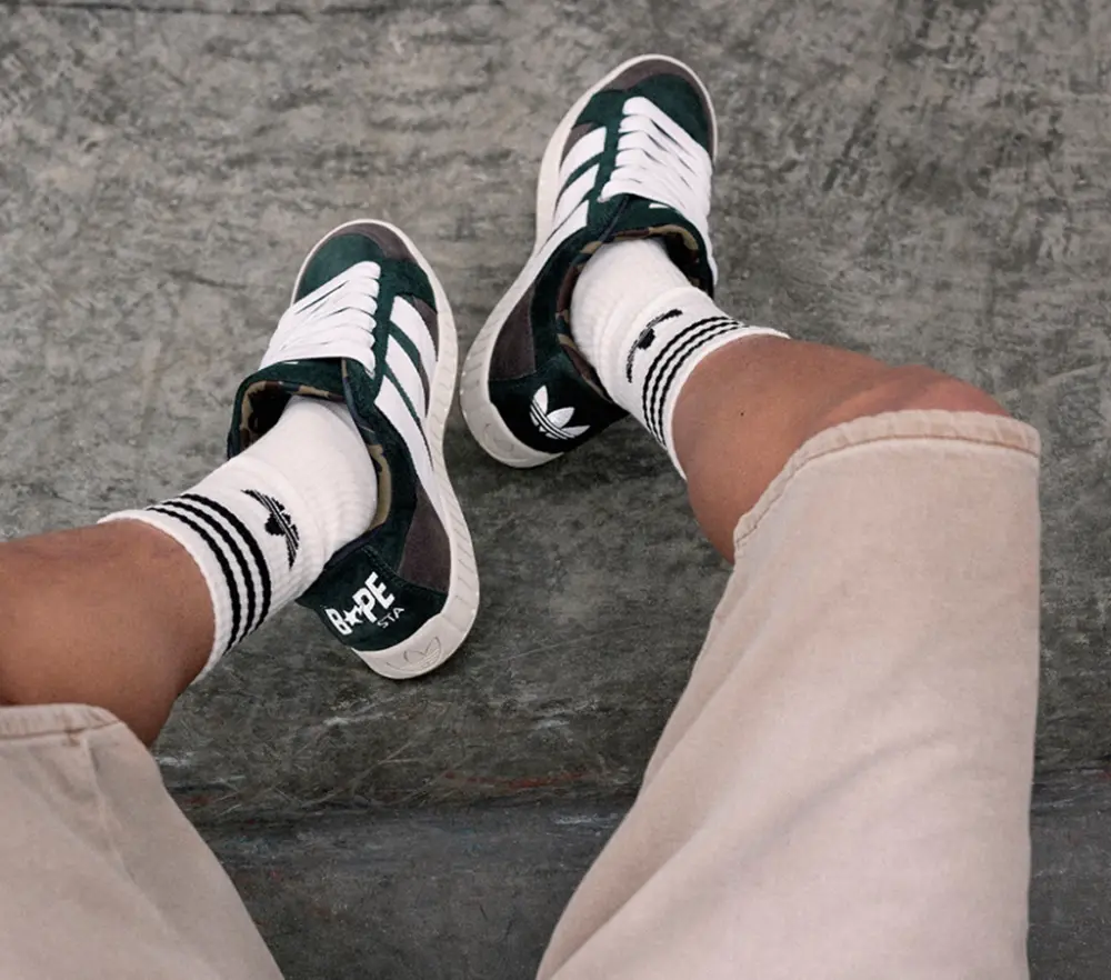 Giày adidas LWST x BAPE ‘Shadow Green’ IE6117 - Ảnh 3