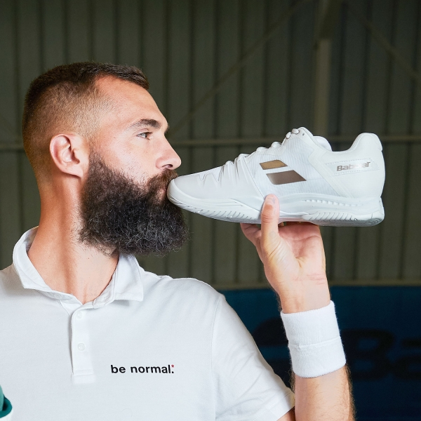 Giày Babolat All Court Wimbledon ‘White Gold’ 30S22550-1070 - Ảnh 2