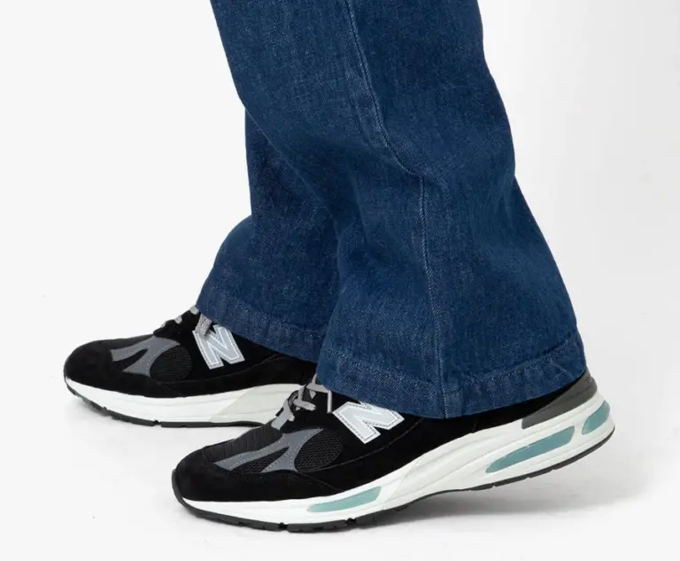 Alternative view of Giày New Balance 991V2 Made In England ‘Black’ U991BK2