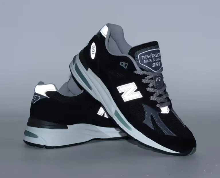 Giày New Balance 991V2 Made In England ‘Black’ U991BK2 - Ảnh 5