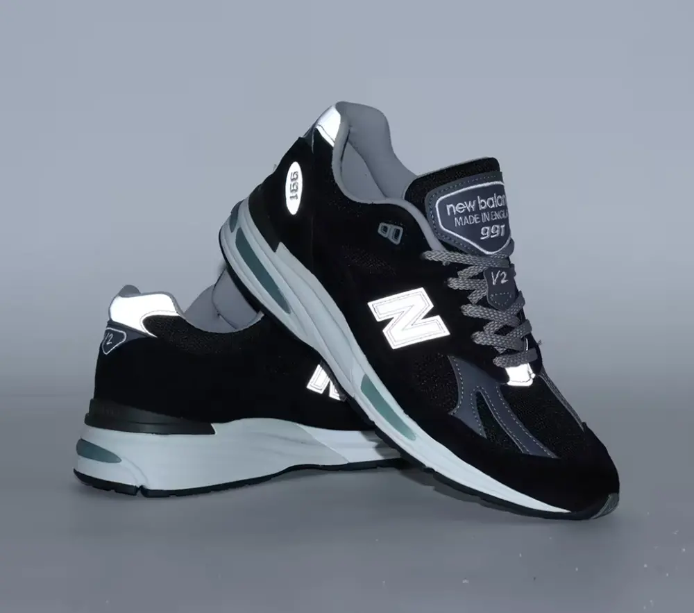 Giày New Balance 991V2 Made In England 'Black' U991BK2 - Ảnh 3