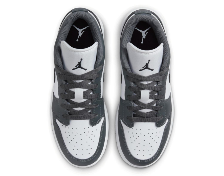 Giày Nike Air Jordan 1 Low GS ‘Iron Grey’ 553560-152 - Ảnh 8