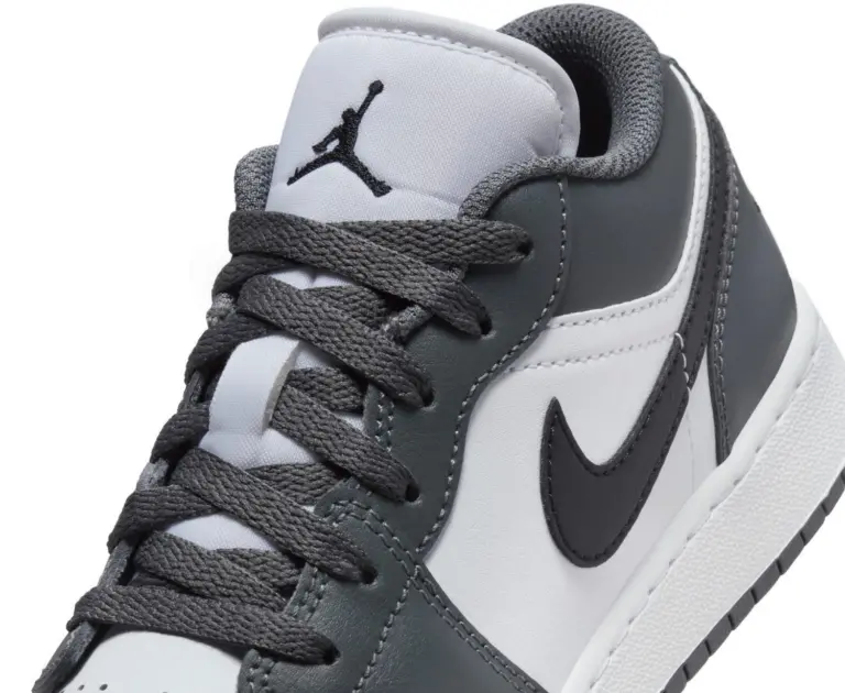 Giày Nike Air Jordan 1 Low GS ‘Iron Grey’ 553560-152 - Ảnh 7