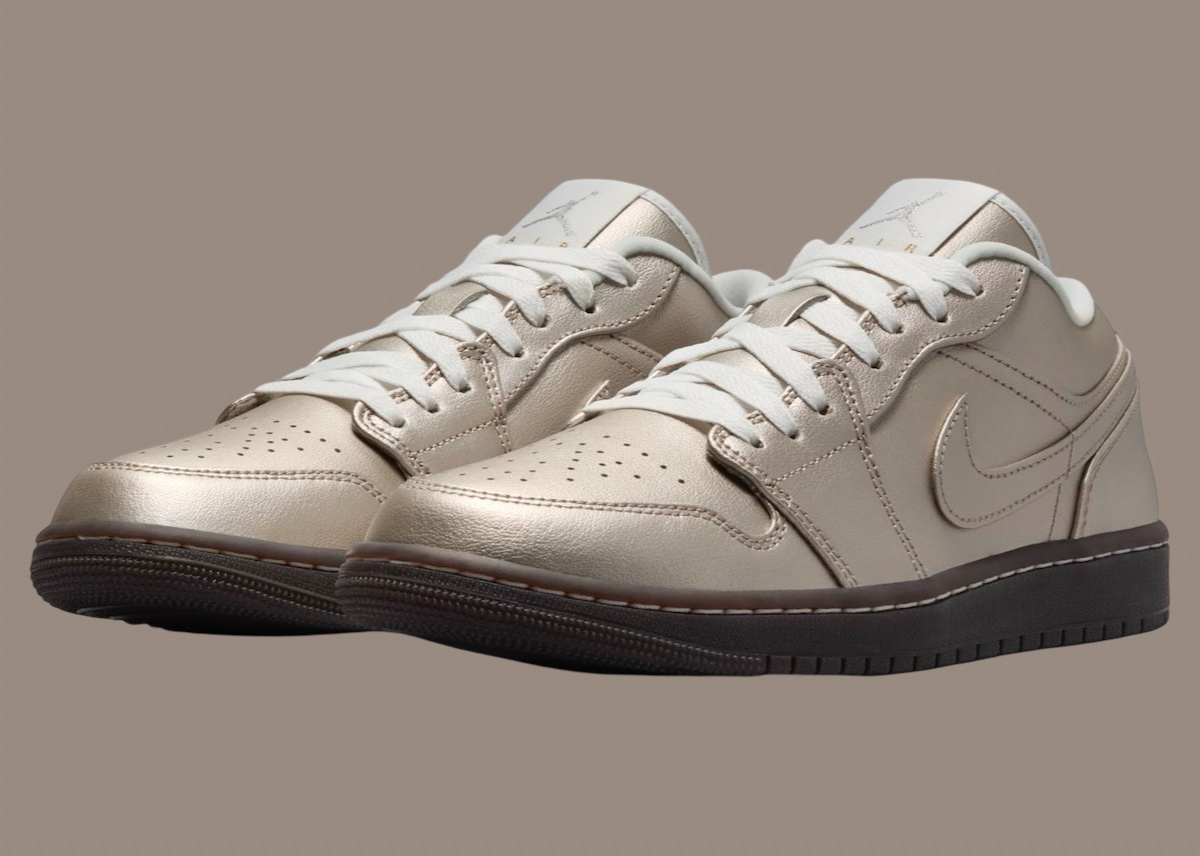 Giày Nike Air Jordan 1 Low SE ‘Metallic Zinc’ HQ3529-099 - Ảnh 4
