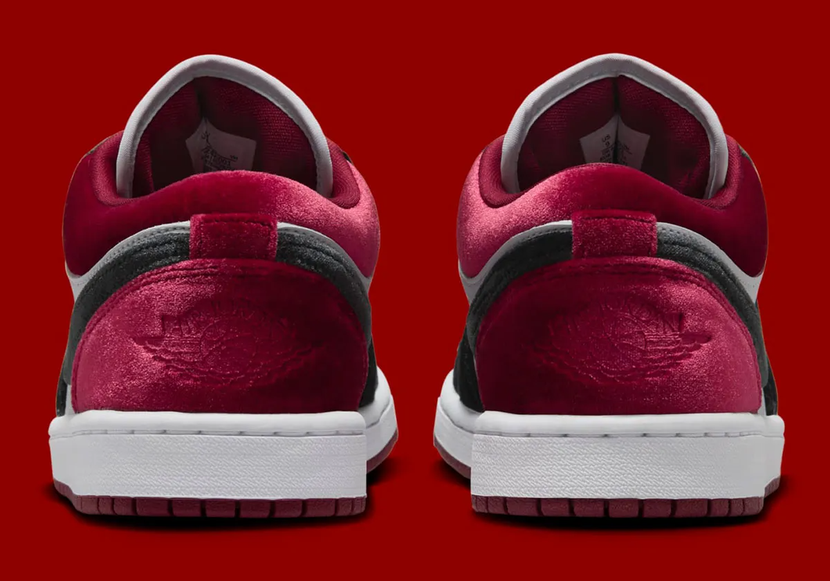 Giày Nike Air Jordan 1 Low SE ‘Velvet Black Toe’ FZ3242-001 - Ảnh 5