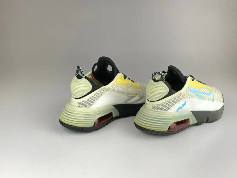 Giày Nike Air Max 2090 ‘Whiten Yellow Aqua’ CJ4066-103 - Ảnh 4