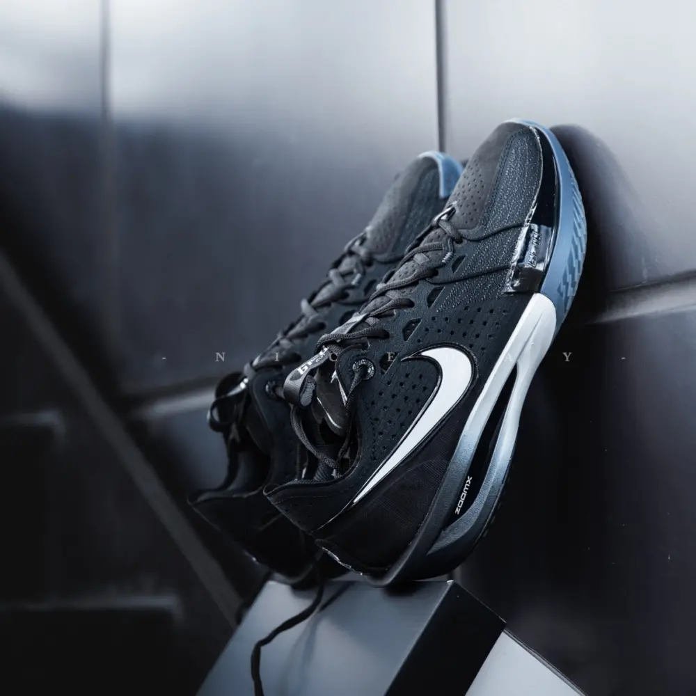 Giày Nike Air Zoom GT Cut 3 EP 'Black White' DV2918-004 - Ảnh 4