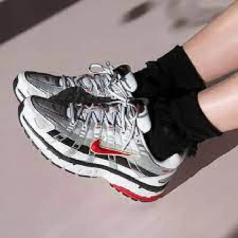 Alternative view of Giày Nike P-6000 ‘Platinum Varsity Red’ CD6404-102