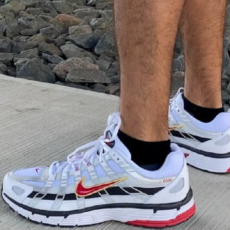 Giày Nike P-6000 ‘Platinum Varsity Red’ CD6404-102 - Ảnh 3