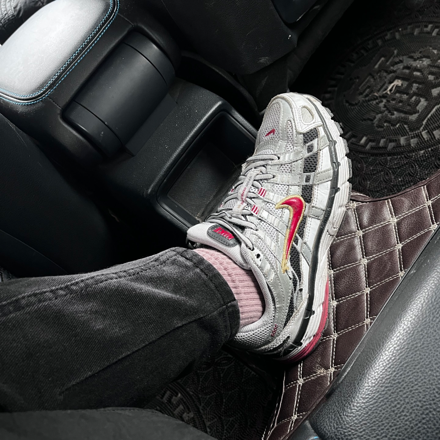 Giày Nike P-6000 ‘Platinum Varsity Red’ CD6404-102 - Ảnh 4