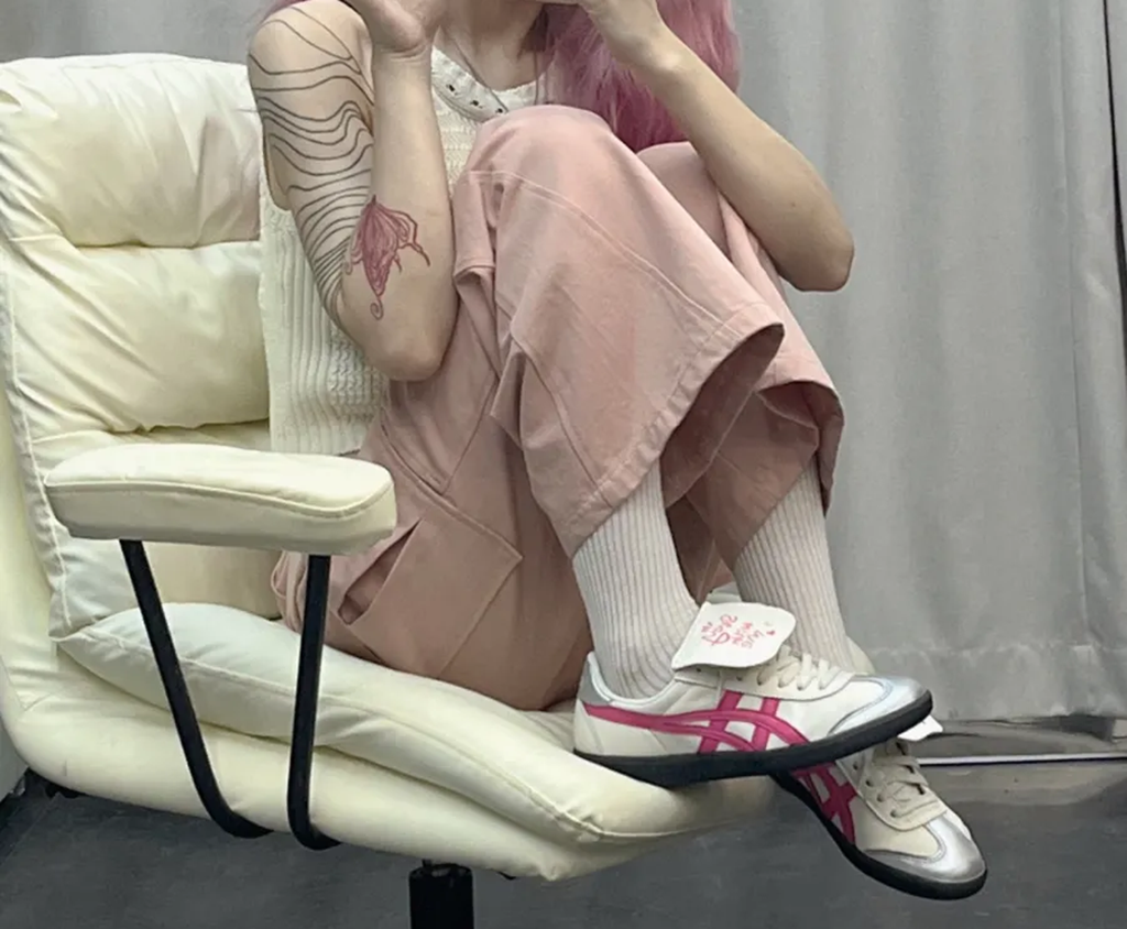 Giày Onitsuka Tiger Tokuten ‘White Pink’ 1183B938-100-1 - Ảnh 3