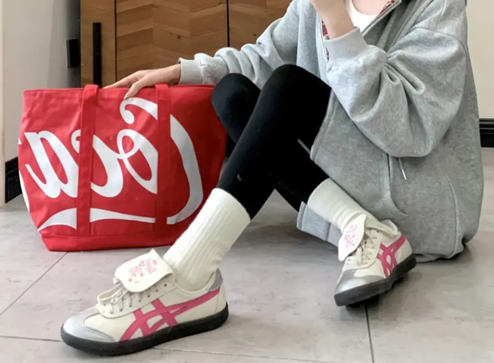 Alternative view of Giày Onitsuka Tiger Tokuten ‘White Pink’ 1183B938-100-1