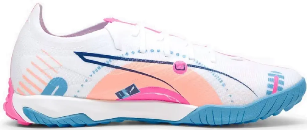 Giày Puma Ultra 5 Match TF ‘White Blue Pink’ 108091-01