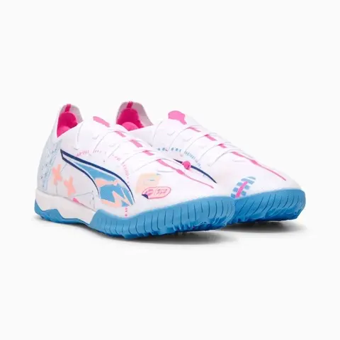 Giày Puma Ultra 5 Match TF ‘White Blue Pink’ 108091-01 - Ảnh 3