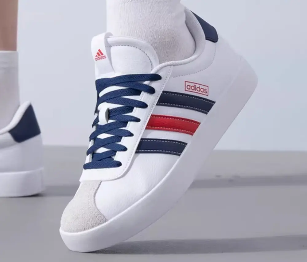 Alternative view of Giày Adidas VL Court 3.0 ‘Cloud White Scarlet’ IF4465