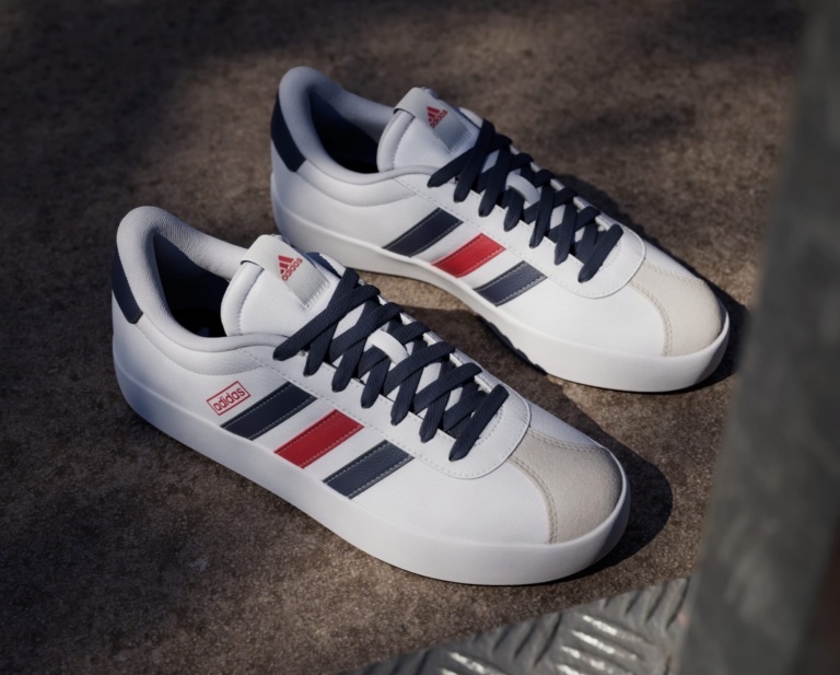 Giày Adidas VL Court 3.0 ‘Cloud White Scarlet’ IF4465 - Ảnh 5