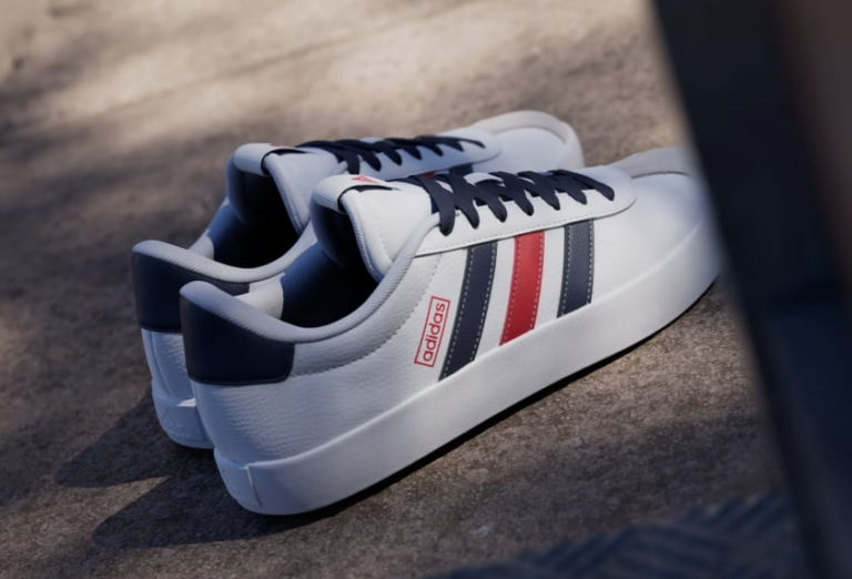 Giày Adidas VL Court 3.0 ‘Cloud White Scarlet’ IF4465 - Ảnh 4