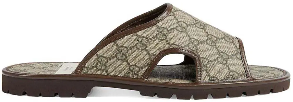 Dép Gucci GG Supreme Slide 'Beige' 624879 96G60 9762