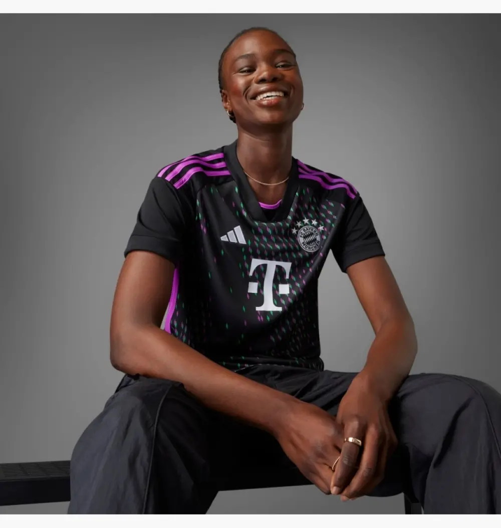 Áo Adidas FC Bayern 23/24 Away Jersey ‘Black’ IB1491 - Ảnh 3