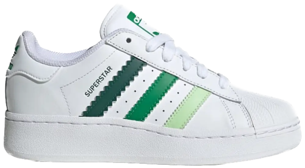 Giày Adidas Superstar XLG ‘Cloud White Green’ IF9121