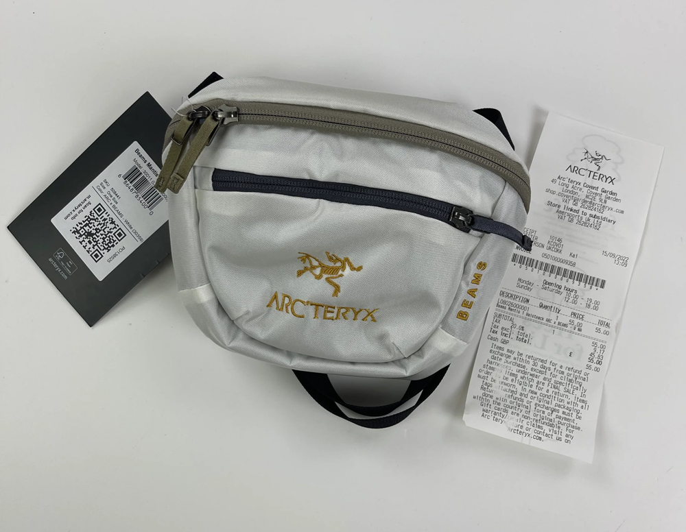 Túi Arc'teryx X Beams Mantis 1 Waistpack 'White' 30011,L08026000 - Ảnh 3