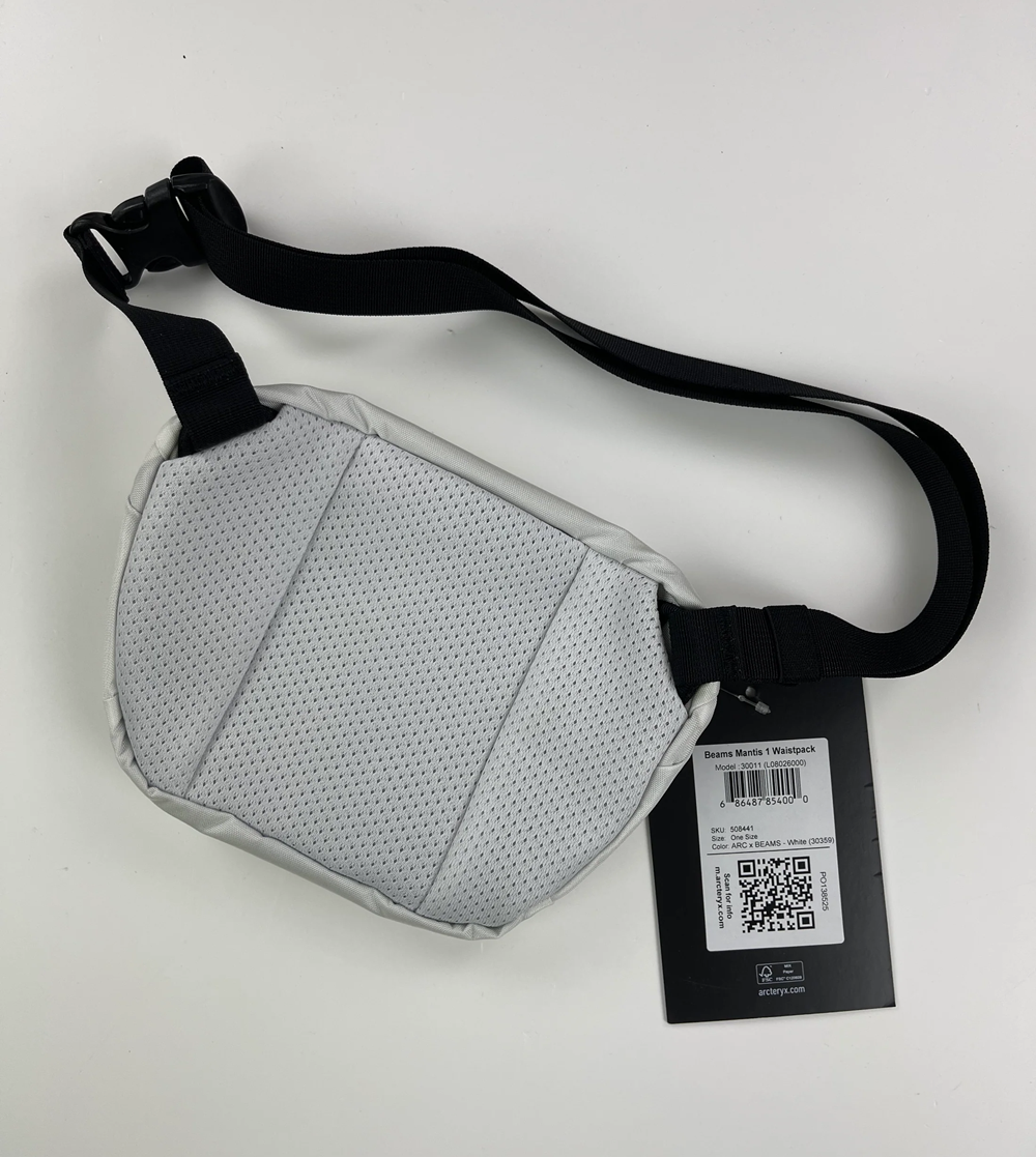 Túi Arc'teryx X Beams Mantis 1 Waistpack 'White' 30011,L08026000 - Ảnh 2