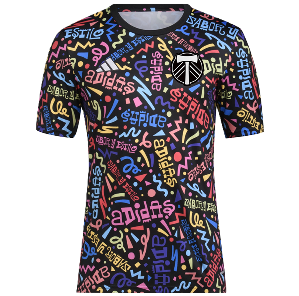 Áo Adidas Portland Timbers MLS Pre-Match Jersey ‘Multicolor’ IN9525