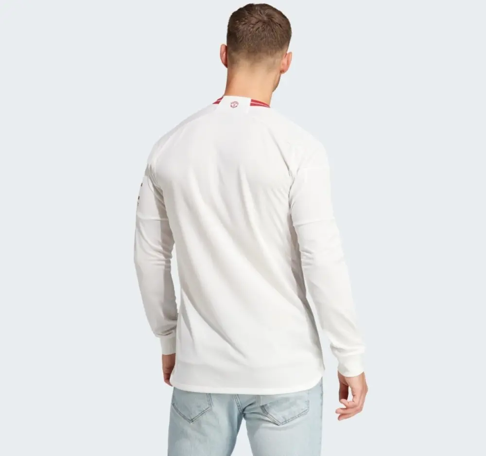 Alternative view of Áo Adidas Manchester United 2023/24 Third Long Sleeve ‘White’ IP1745