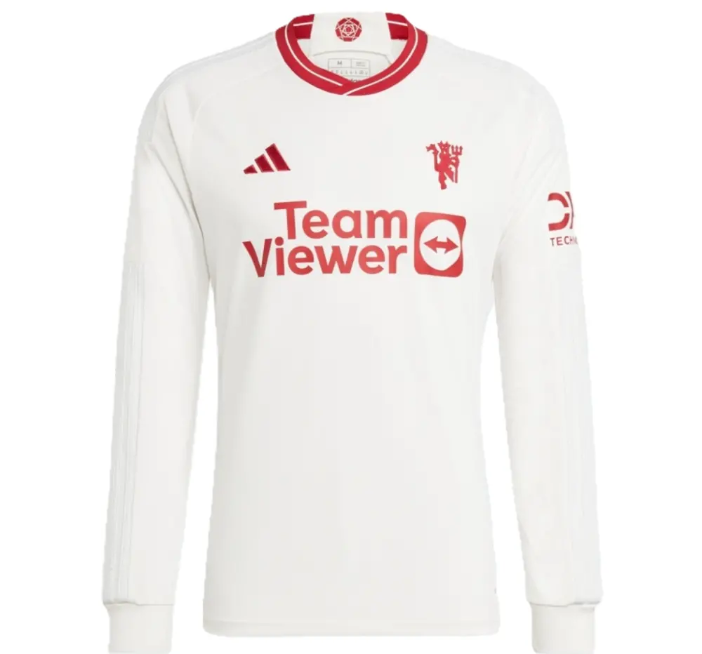 Áo Adidas Manchester United 2023/24 Third Long Sleeve ‘White’ IP1745