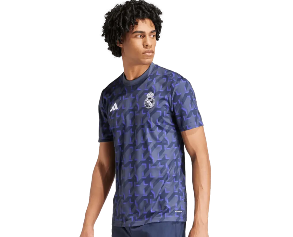 Áo Adidas Real Madrid Pre-Match Jersey ‘Shadow Navy’ IQ0544 - Ảnh 3