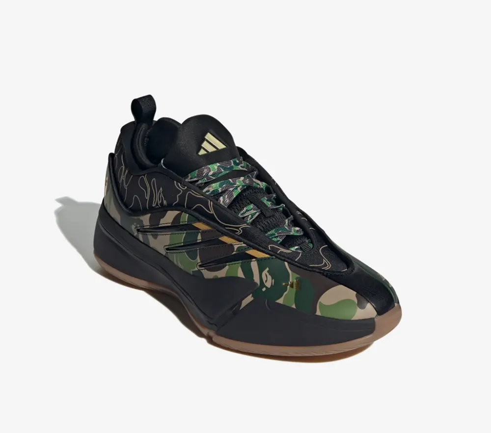 Giày Adidas Dame 9 x BAPE ‘Black Green’ JH6358 - Ảnh 4