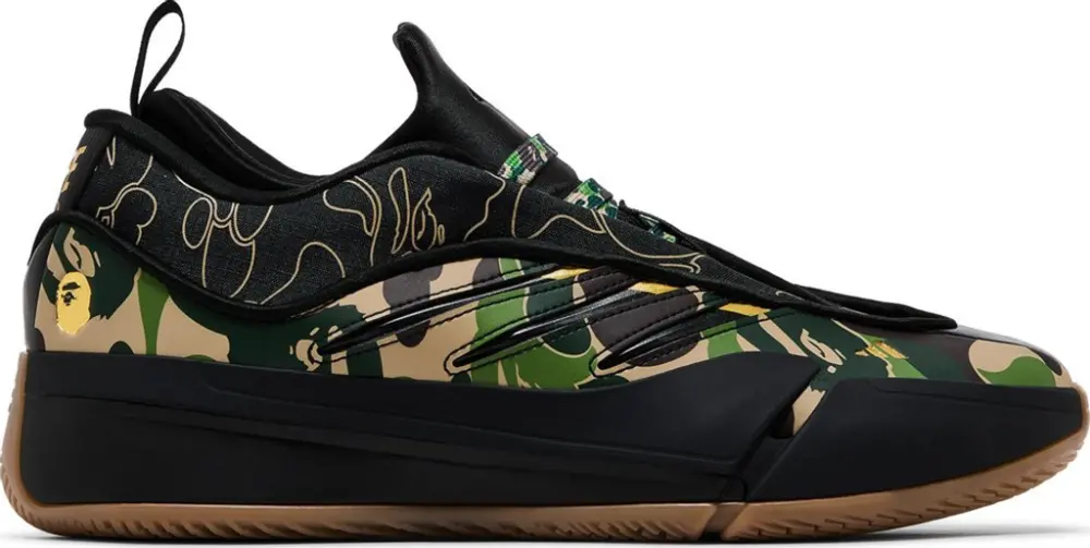 Giày Adidas Dame 9 x BAPE ‘Black Green’ JH6358