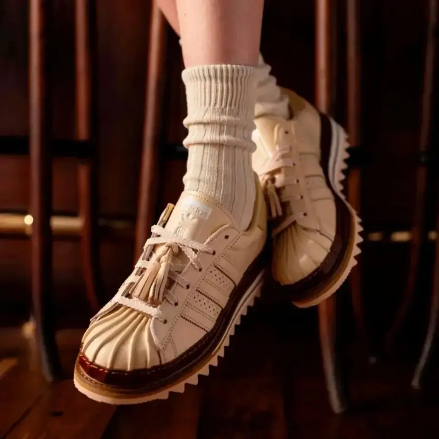 Giày Adidas Superstar x CLOT ‘Crystal Sand’ JQ6117 - Ảnh 5