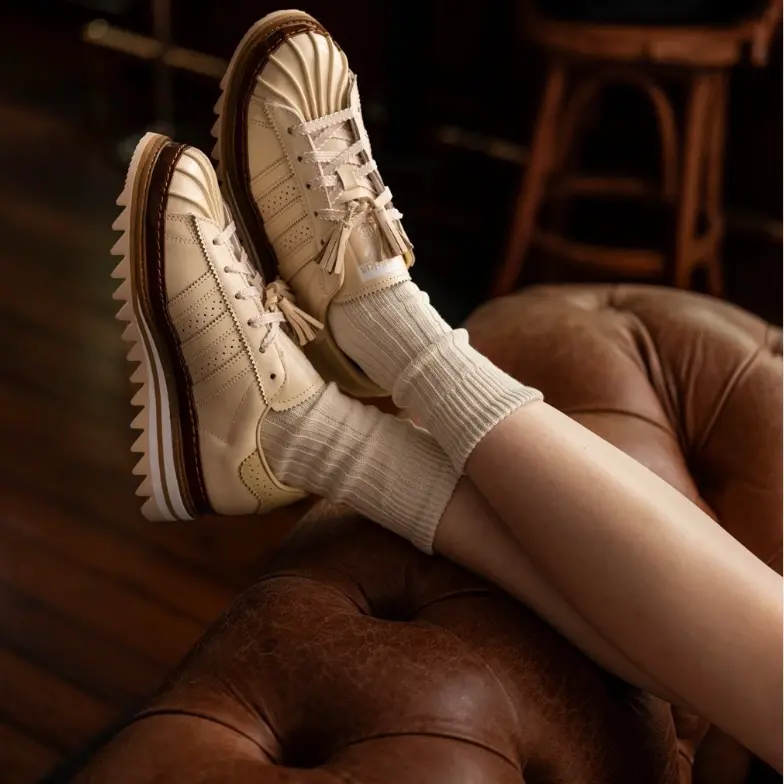 Giày Adidas Superstar x CLOT ‘Crystal Sand’ JQ6117 - Ảnh 4