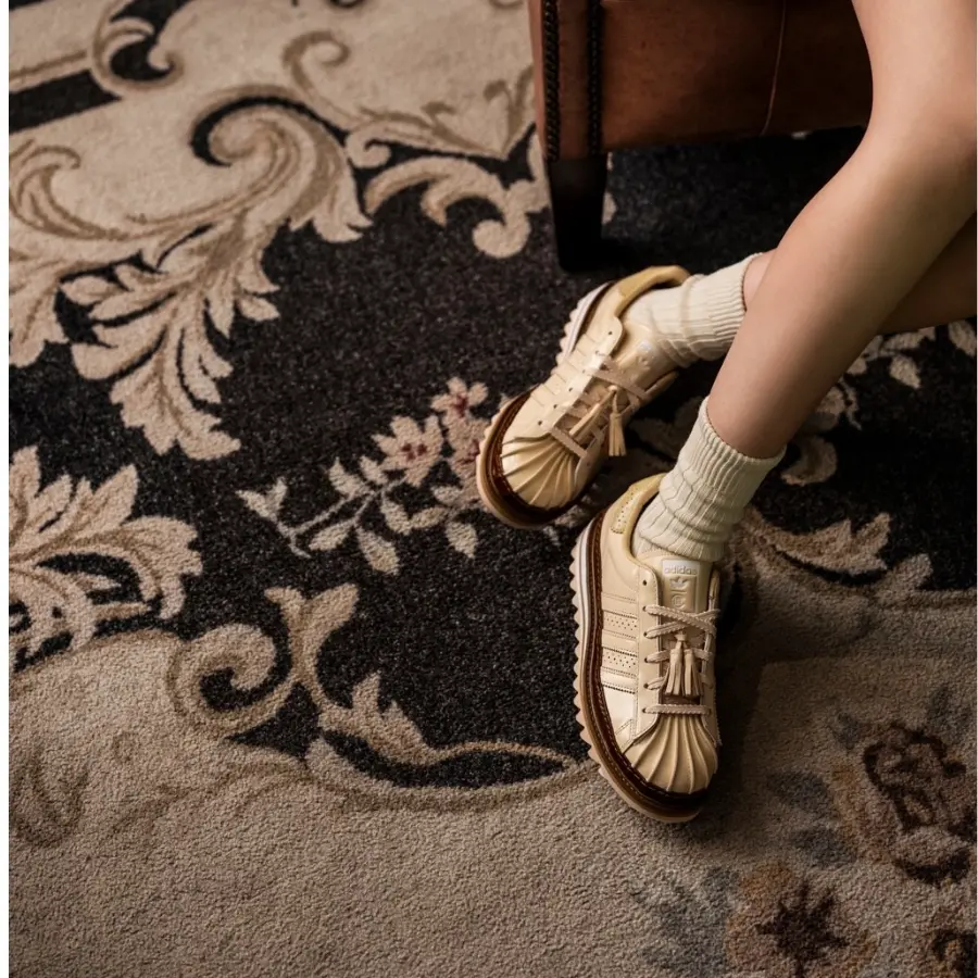 Giày Adidas Superstar x CLOT ‘Crystal Sand’ JQ6117 - Ảnh 3