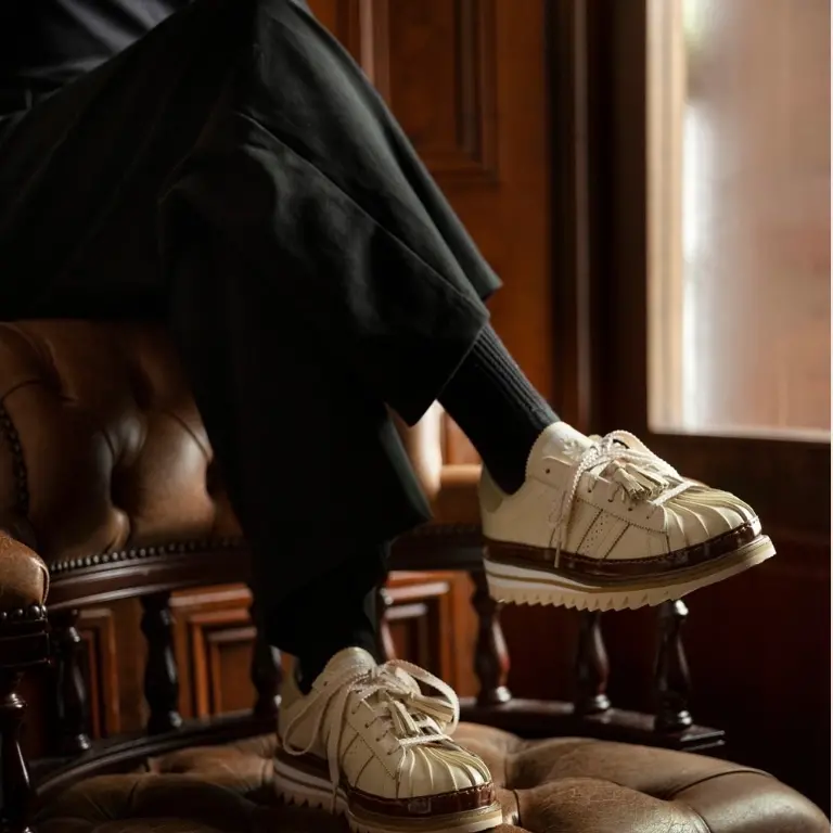 Alternative view of Giày Adidas Superstar x CLOT ‘Crystal Sand’ JQ6117