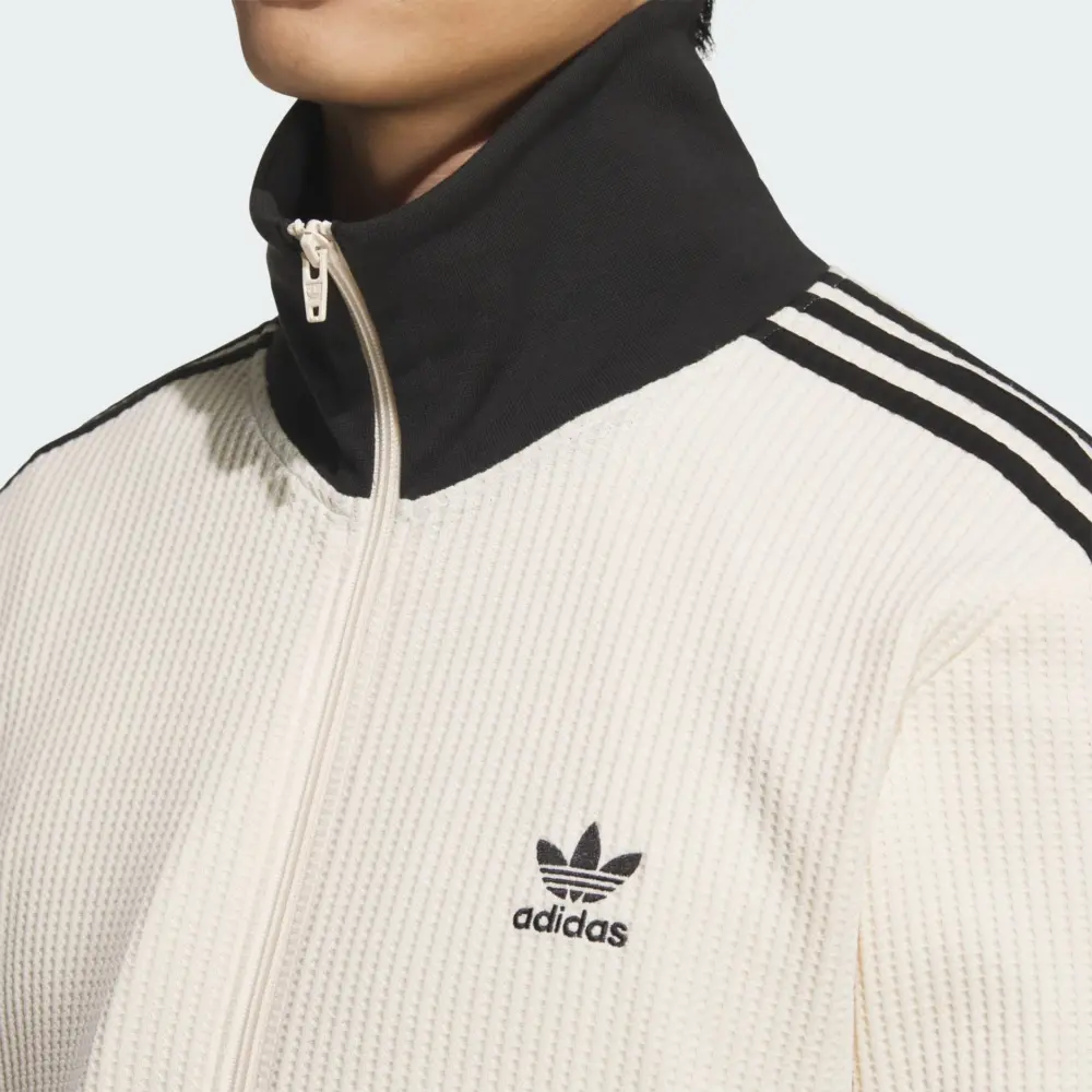 Áo Adidas Originals Waffle Jacket ‘Beige’ JW0109 - Ảnh 5