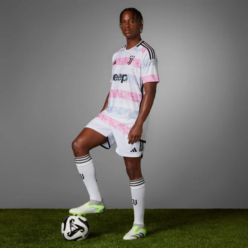 Alternative view of Áo Adidas Juventus 23/24 Away Jersey ‘White Pink’ HR8246