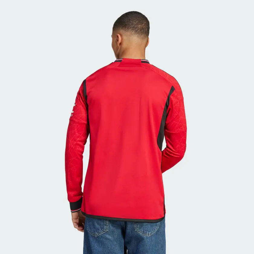 Alternative view of Áo Adidas Manchester United 23/24 Long Sleeve Home Jersey ‘Red’ IP1729