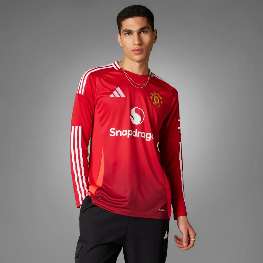 Áo Adidas Manchester United 24/25 Long Sleeve Home Jersey ‘Red’ IT1971 - Ảnh 3