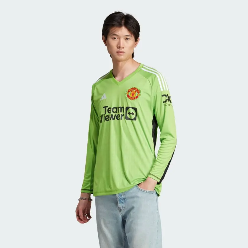 Áo Adidas Manchester United Tiro 23 Competition Long GK ‘Green’ IA7211 - Ảnh 3