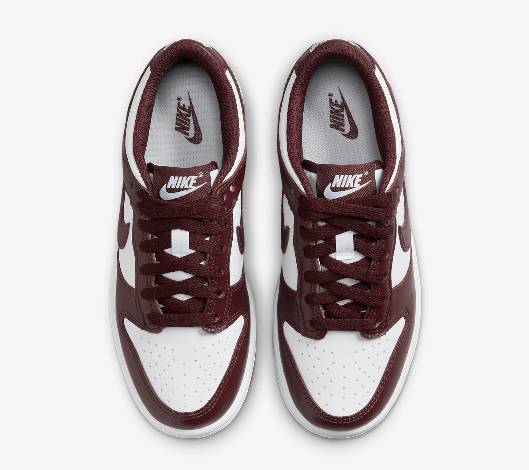 Giày Nike Dunk Low GS ‘Burgundy Crush Gum’ HJ9282-100 - Ảnh 5