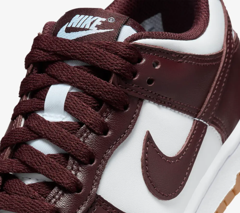 Alternative view of Giày Nike Dunk Low GS ‘Burgundy Crush Gum’ HJ9282-100