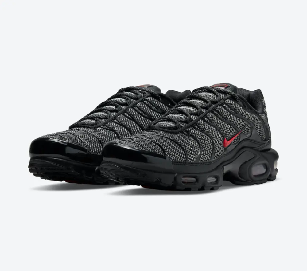 Giày Nike Air Max Plus 'Metal Mesh Black Red' DO6383-001 - Ảnh 3