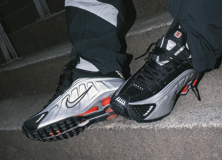 Giày Nike Shox R4 'Black Metallic Silver' BV1111-008 - Jordan 1