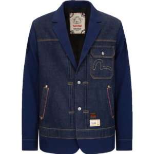 Áo Evisu Patchwork Denim ‘Blue’ 2ESHTM2BZ721LFCT
