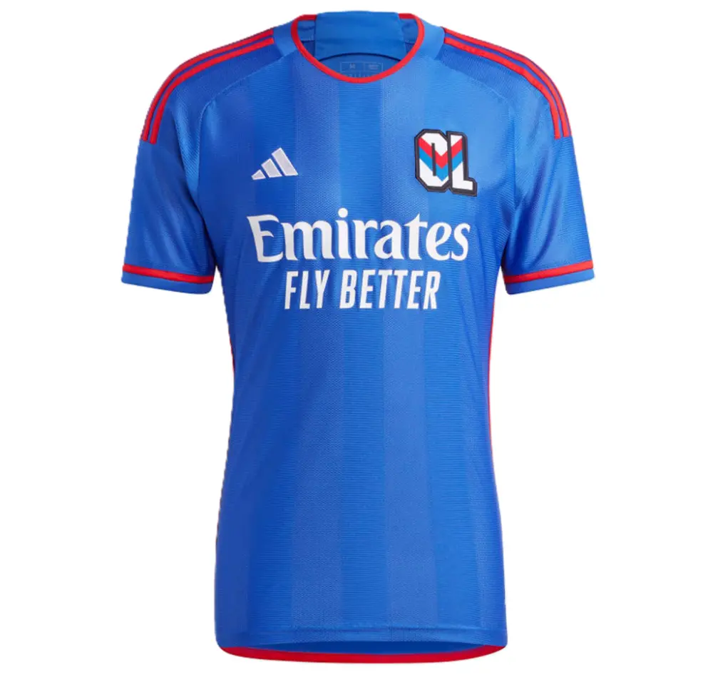 Áo Adidas Olympique Lyonnais 23/24 Away Jersey ‘Blue’ IB0907