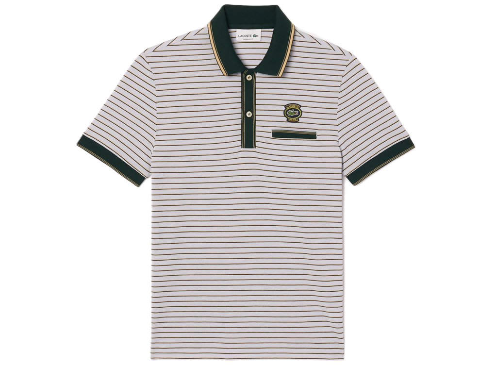 Áo Lacoste Striped Cotton ‘Navy’ PH1221-T69